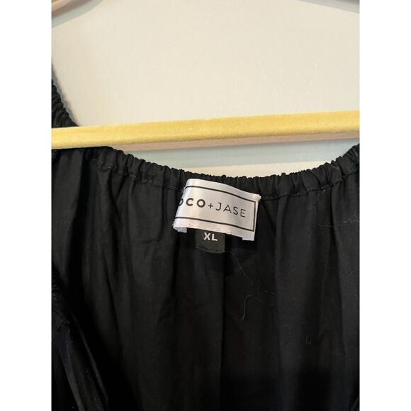 Coco + Jase Black Ruffle Maxi - Picture 2 of 4